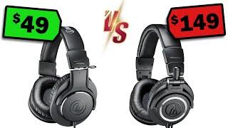 Audio Technica ATH-M50x vs. ATH-M20x (worth $100 more?)