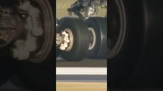 INCREDIBLE Close up Wheels Landing  #shorts