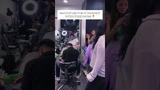 What is it like to be at the busiest tattoo studio in pune. #tattooartist #pune #piercing
