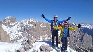 @ClubFred 's Bergfilm: Skitouren in #Südtirol mit Oswald #Santin - CRESTA DI #DAVOI (Club Fred)