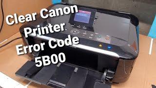 Fix Error 5B00 on Canon Pixma Printers MG5320 Clear Code