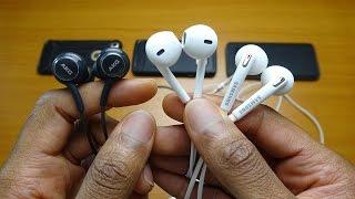 Samsung AKG Earphones Vs Apple EarPods