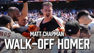 Matt Chapman's Clutch Homer Gives Giants ANOTHER Walk-Off Win | SF Giants vs Braves Highlights
