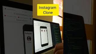 Instagram Clone using html and css only  #shorts