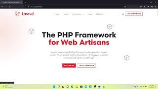 Install Laravel 9 on windows 11 or Laravel9 installation