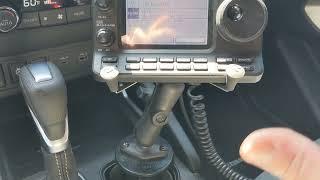 Ram A Can Mount, Half A Million Miles And Still Going Strong!! Icom 7100 In The Mobile