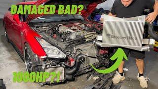 Rebuilding A Wrecked 2016 Nissan GTR!