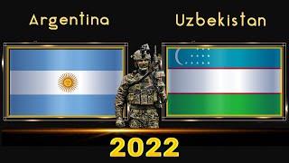 Аргентина VS Узбекистан Армия Сравнение военной мощи | Argentina Army Comparación de poderío militar