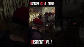 Krauser vs Villagers RE4 Remake