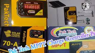 Pak Tech MPPT Charge Controller 70 Amp performance on Risen 545 Watts Panels