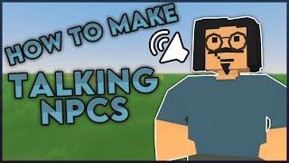 How to create talking NPC's in Unturned