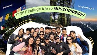 impromptu college trip to mussoorie! *missed buses, pillow fights, chaos, full bkc* | IIT Roorkee