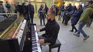 Boogie Woogie Improvisation In The St Pancras Station London!