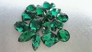 Deluxe Green Zircon Blesk Straz пришивные стразы СВАРО Грин Циркон делюкс стекло Блеск Страз