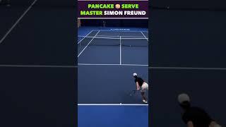 PANCAKE SERVE MASTER SIMON FREUND #tennis #shorts