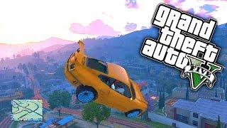 GTA 5 Funny Moments #46 'GATE LAUNCH GLITCH!' with KSI, Zerkaa, MM7Games, Behzinga & TBJZL! (GTA V)