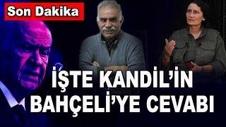 #SonDakika İşte Kandilin Bahçeli'ye cevabı / Şampiyon Bahçeli neden bu kadar sinirlendi?