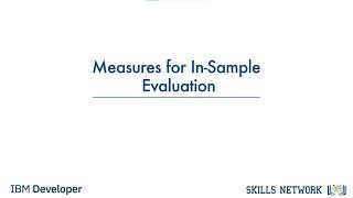 [Data Analysis with Python] 22. Measures for In Sample Evaluation