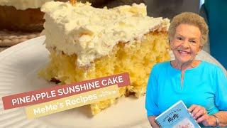 MeMe's Recipes | Pineapple Sunshine Cake