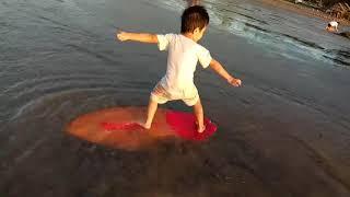 Stanley john skimboard practice