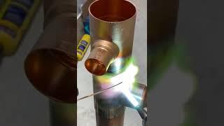 Brazing. Паяння мідних труб твердим припоєм