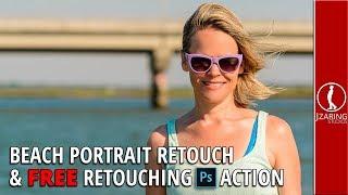 Portrait Retouch Workflow and FREE RETOUCHING ACTION