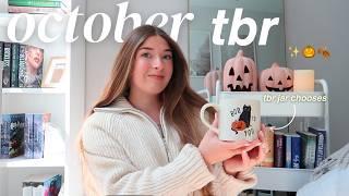 TBR prompt jar chooses my October reads! 🫶 OCTOBER TBR 2024