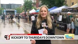 ABC 6 News anchor Carly Berglund goes live from Rochester's first Thursdays Downtown of the year!