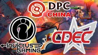 IG vs CDEC GAMING - EPIC SERIES !! DPC CHINA 2022 TOUR 3 DIVISION 2 DOTA 2