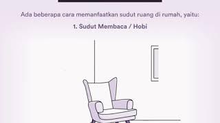 Memanfaatkan Sudut Ruang Di Rumah