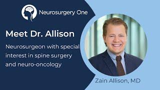 Meet Denver neurosurgeon and Denver spine surgeon Zain Allison, MD