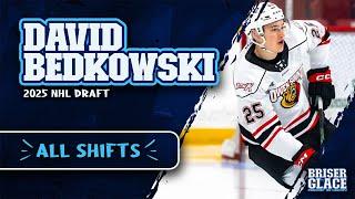 DAVID BEDKOWSKI - The 6'5" RHD flying under the radar (2025 NHL Entry Draft) Full Game - All Shifts