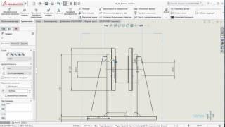 Построение чертежа из 3D-модели в Solidworks