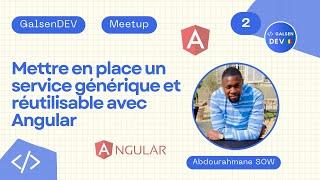 Mettre en place un service générique et réutilisable avec Angular | Partie 02 | #GDM1