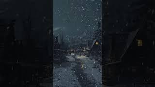 Blizzard Night Ambience | Intense Snowstorm & Wind Sounds for Sleeping ️