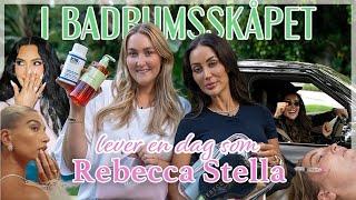 I BADRUMSSKÅPET MED REBECCA STELLA! Följ med oss i LA på behandlingar och en massa skoj!