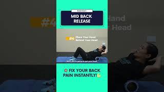 FIX BACK PAIN with this NEW Exercise | Exercises  For Bad Phone Posture