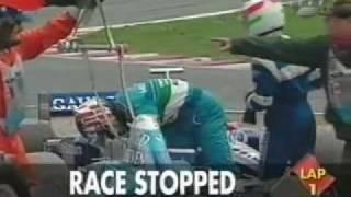 Alexander Wurz crash in Montreal 1998 / Alexander Wurz Unfall in Montreal 1998