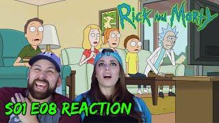 Rick and Morty S01 E08 "Rixty Minutes" - REACTIONS ON THE ROCKS!