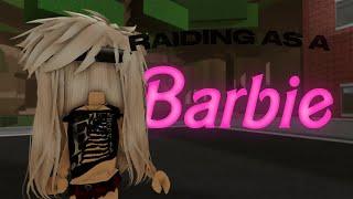 Raiding As a Barbie in Da Hood + Keyboard ASMR 