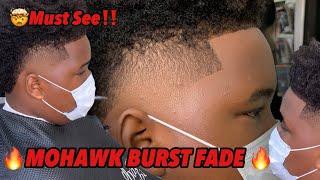 MOHAWK BURST FADE | HAIRCUT TUTORIAL | SOUTH OF FRANCE | MOHAWK FADE | STEP BY STEP | DETAILED