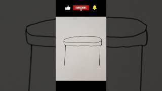 The Easiest Way to Draw a DRUM! | How to Draw a Drum #shorts