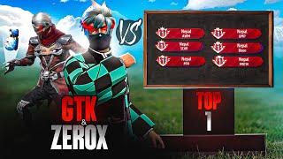 TGR GTK111 & Zerox FF Vs 6 NEPAL TOP 1 PLAYERS 