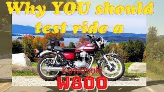 Why YOU should test ride a Kawasaki W800