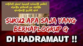 Inilah Hasil DNA Suku-suku Yang Berhaplogrup (G) Di Hadramaut Yaman !!