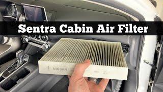 How To Replace 2020 - 2025 NISSAN SENTRA Cabin Air Filter - Change AC Filter Replacement Location