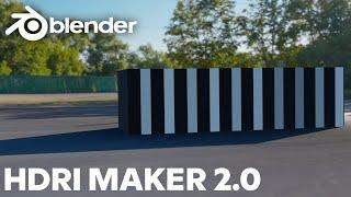 hdri maker 2.0 addon object work flow | Blender 2.93.3 Cycles | Ground Projection