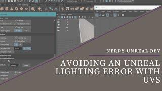 Avoiding An Unreal Lighting Error WIth UVs