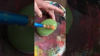 Cool, cactus rock painting part 1￼