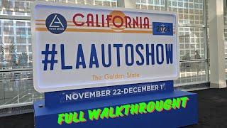 LA auto show 2024, Los Angeles California, full car show walkthrough